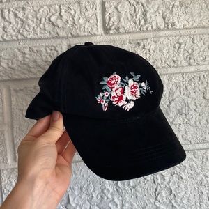 Floral Embroidery Cap